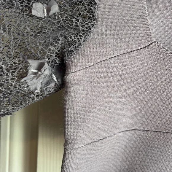 Free People Purple Lilac intimately Butterfly Top by Crop - Picture 9 of 12